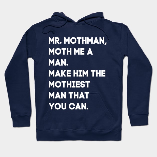 Mr. Mothman Hoodie by QueenAvocado